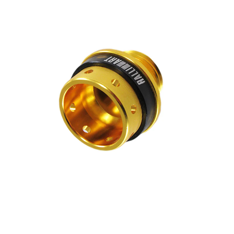 Gold Ralliart Racing Engine Oil Cap Oil Fuel Filler Cover Cap For Mitsubishi X1 - Image 4