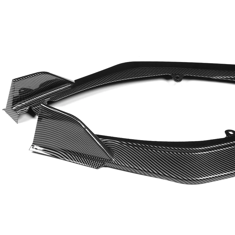 GT-Style For 2025-2026 Toyota Camry LE XLE Front Bumper Splitter Spoiler Lip 3PCS -Carbon Fiber Look - Image 3