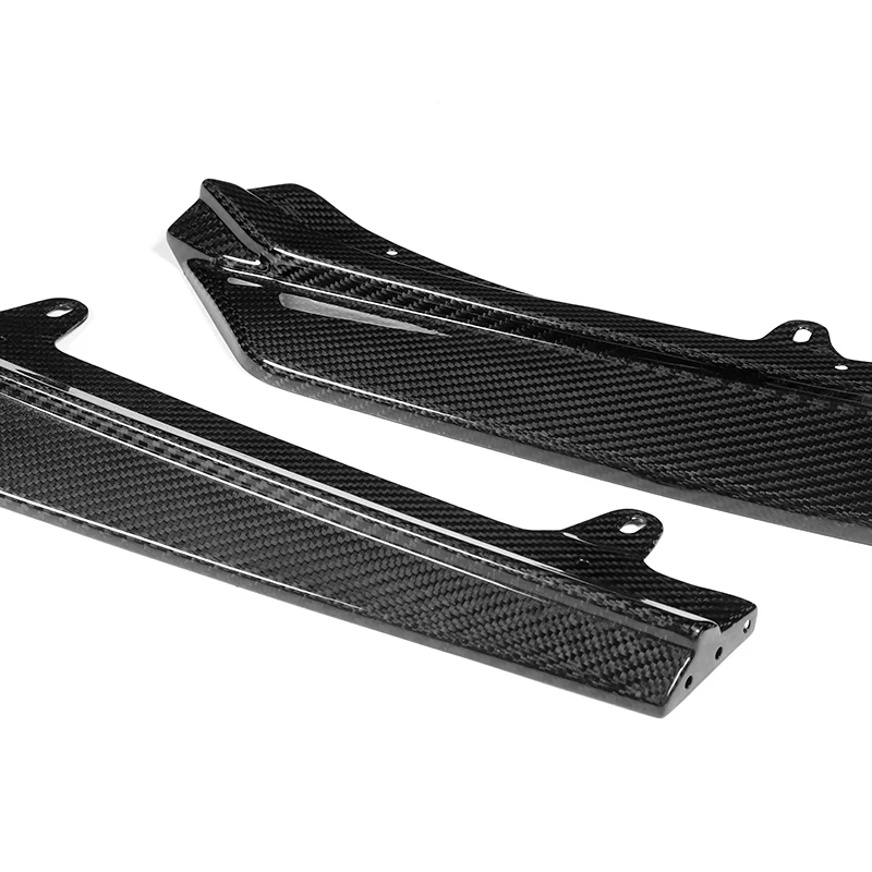 GT-Style For 2025-2026 Toyota Camry LE XLE Front Bumper Splitter Spoiler Lip 3PCS -Real Carbon Fiber - Image 2