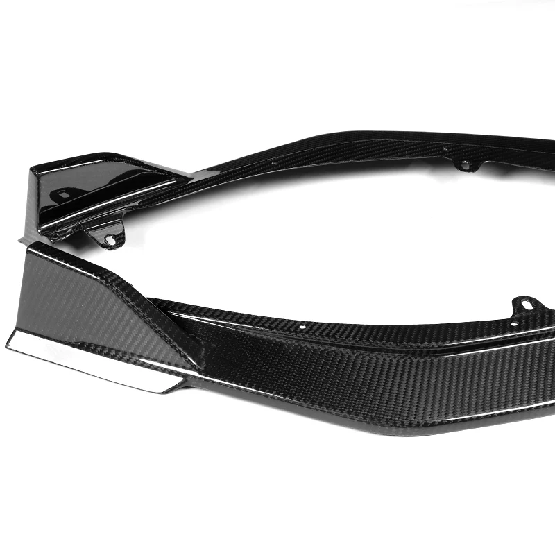 GT-Style For 2025-2026 Toyota Camry LE XLE Front Bumper Splitter Spoiler Lip 3PCS -Real Carbon Fiber - Image 3