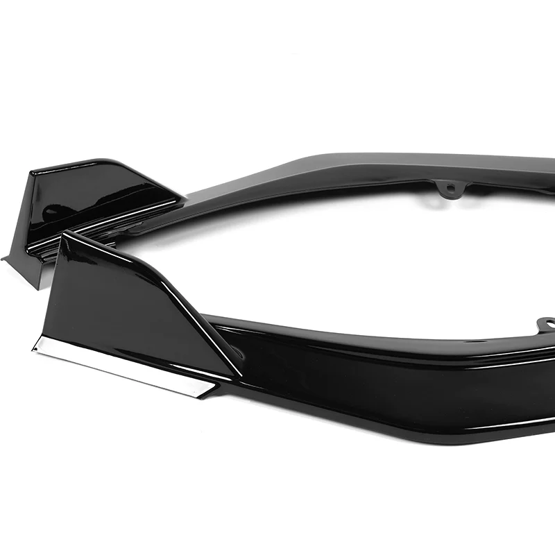 GT-Style For 2025-2027 Toyota Camry LE XLE Front Bumper Splitter Spoiler Lip 3PCS -Painted Black - Image 3