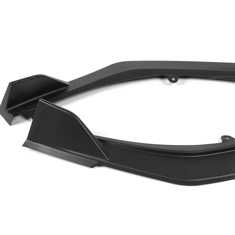GT-Style For 2025-2027 Toyota Camry LE XLE Front Bumper Splitter Spoiler Lip 3PCS -Unpainted Matte Black - Image 3