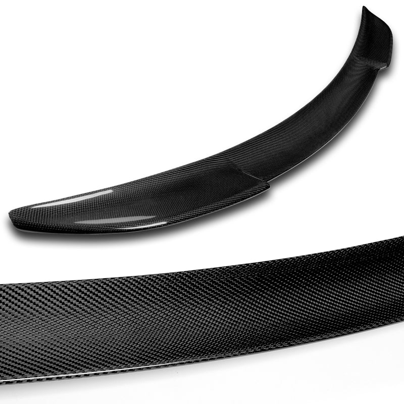 H-Style Rear Trunk Lip Spoiler Wing For 2015-2022 Ford Mustang Coupe 2-DR -Real Carbon Fiber - Image 2