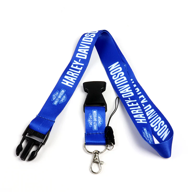 Harley Davidson Racing Biker Keychain Lanyard Motorcycle Strap Tag Key chain Blue - Image 5