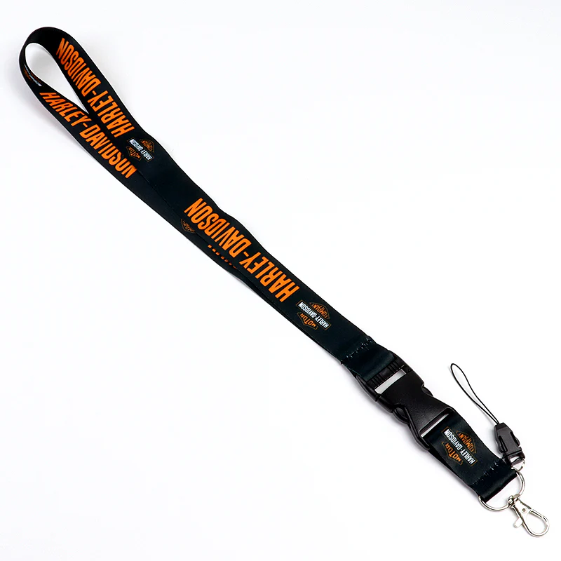 Harley Davidson Racing Biker Keychain LOGO Lanyard Motorcycle Strap Tag Key chain Black - Image 2