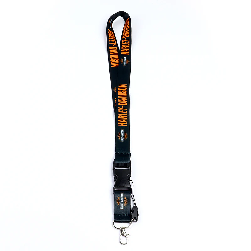 Harley Davidson Racing Biker Keychain LOGO Lanyard Motorcycle Strap Tag Key chain Black - Image 5