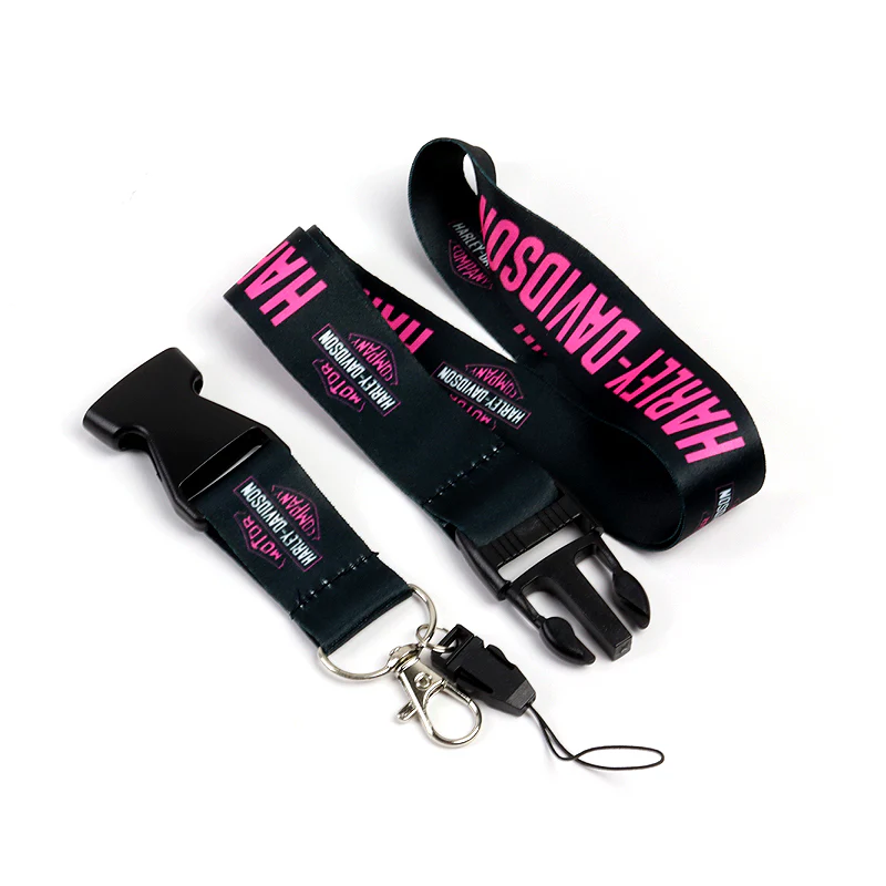 Harley Davidson Racing Biker Keychain LOGO Lanyard Motorcycle Strap Tag Key chain Black Pink - Image 8