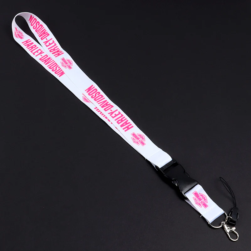 Harley Davidson Racing Biker Keychain LOGO Lanyard Motorcycle Strap Tag Key chain Pink - Image 2