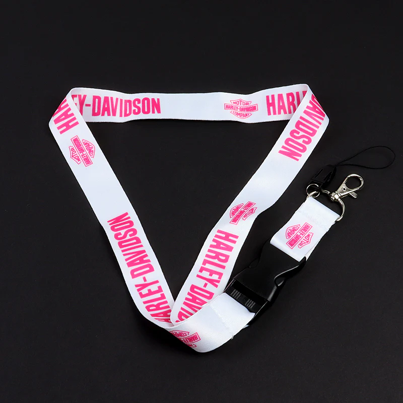 Harley Davidson Racing Biker Keychain LOGO Lanyard Motorcycle Strap Tag Key chain Pink - Image 4