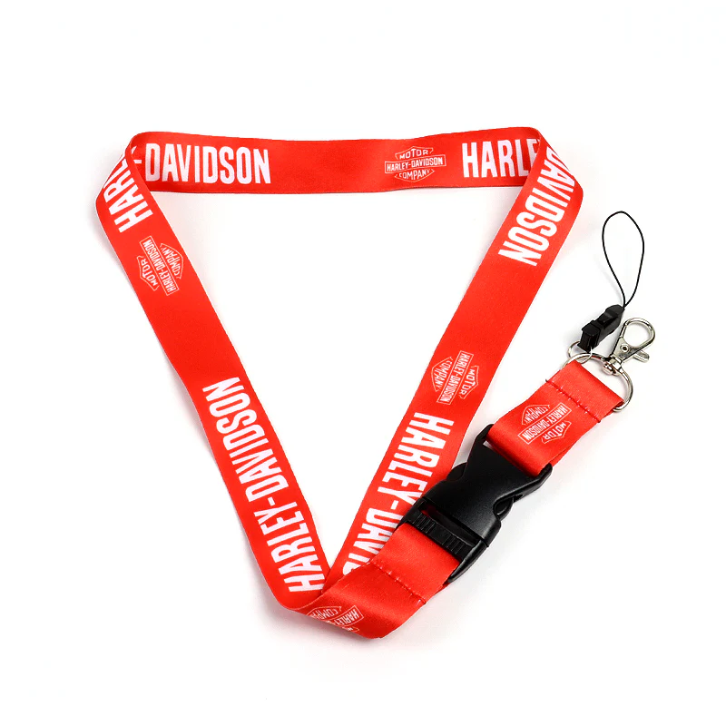 Harley Davidson Racing Biker Keychain LOGO Lanyard Motorcycle Strap Tag Key chain Red - Image 3