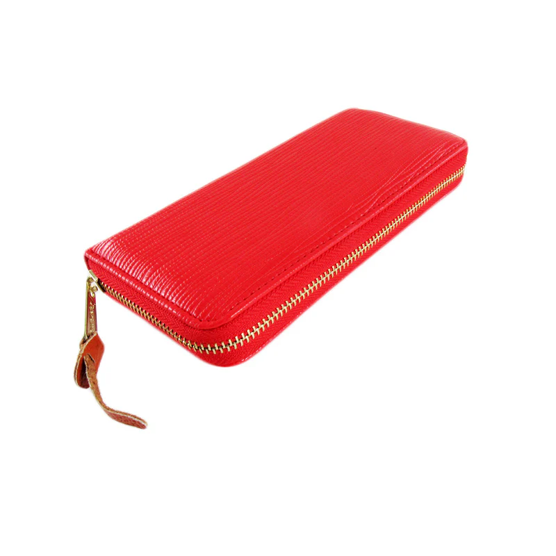 High Quality Leather Supreme3M Wallet - Red - Image 5