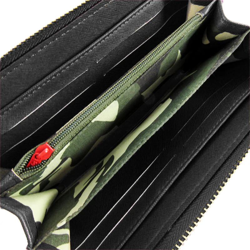 High Quality Leather Supreme3M Wallet - Black - Image 3