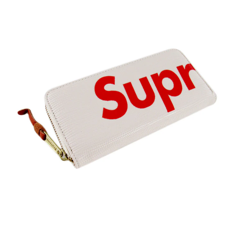 High Quality Leather Supreme3M Wallet - White - Image 5