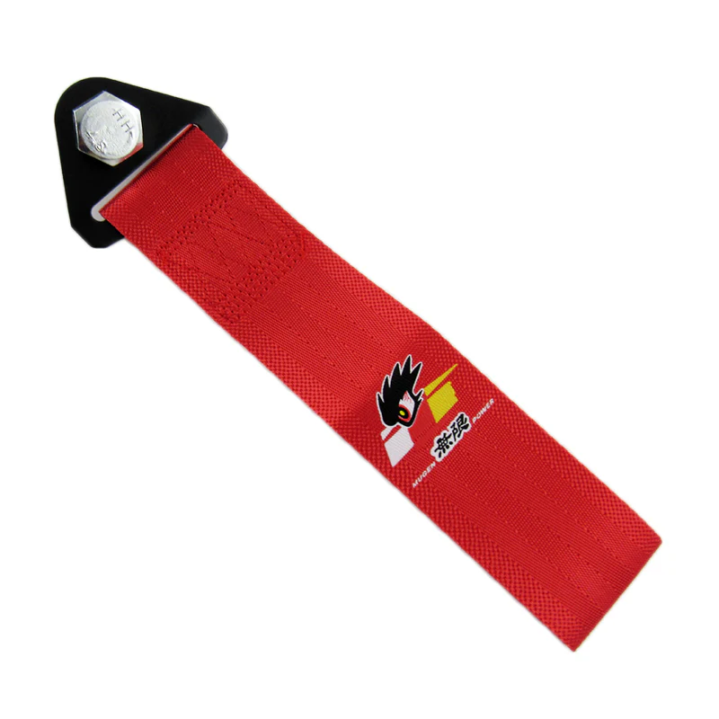 Mugen Red Racing Tow Strap for Front / Rear Bumper - Image 2