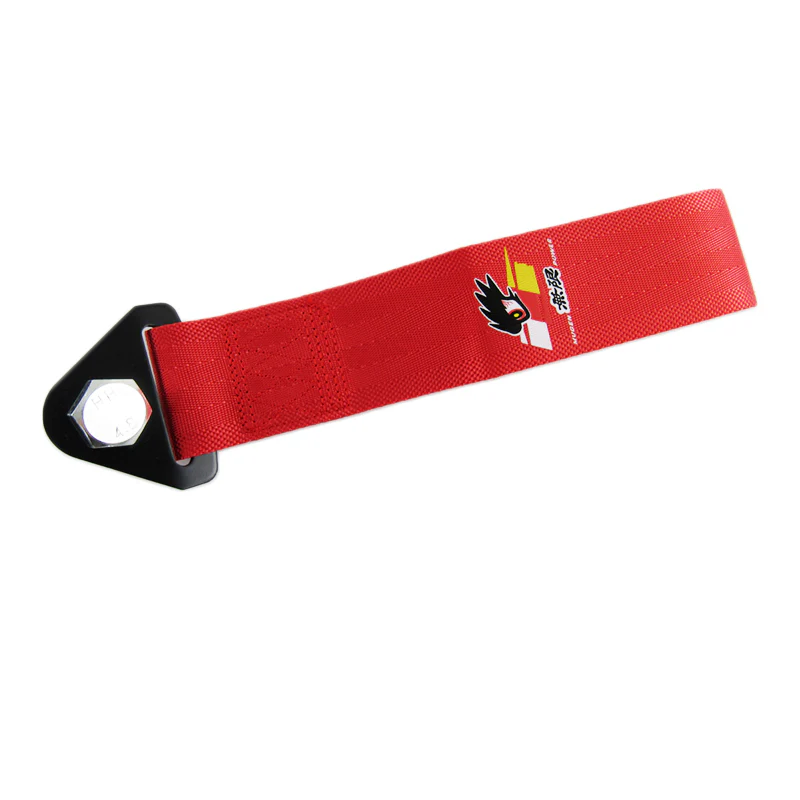 Mugen Red Racing Tow Strap for Front / Rear Bumper - Image 4