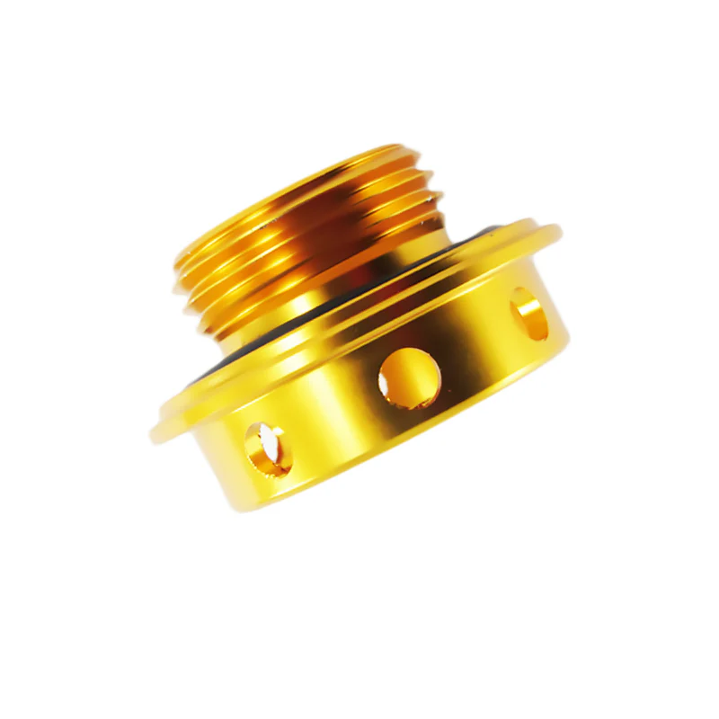 HKS Engine Oil Fuel Filler Cap Cover Billet Gold For Toyota Camry Corolla Celica - Image 6