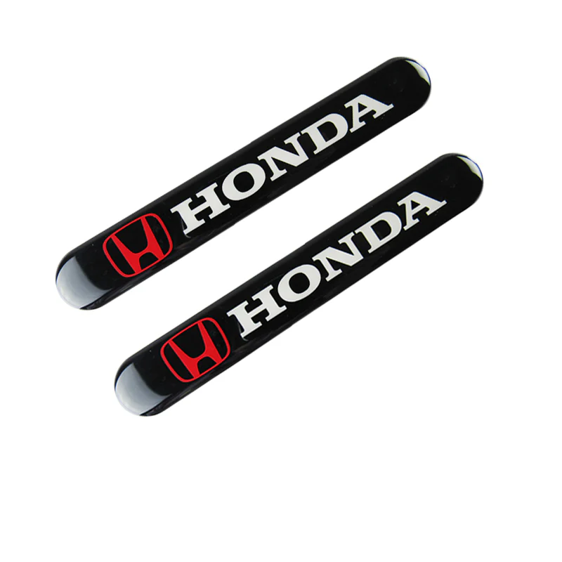 Honda Accord Civic Black Car Door Rear Trunk Side Fenders Bumper Badge Scratch Guard Sticker New 2 pcs - Image 5