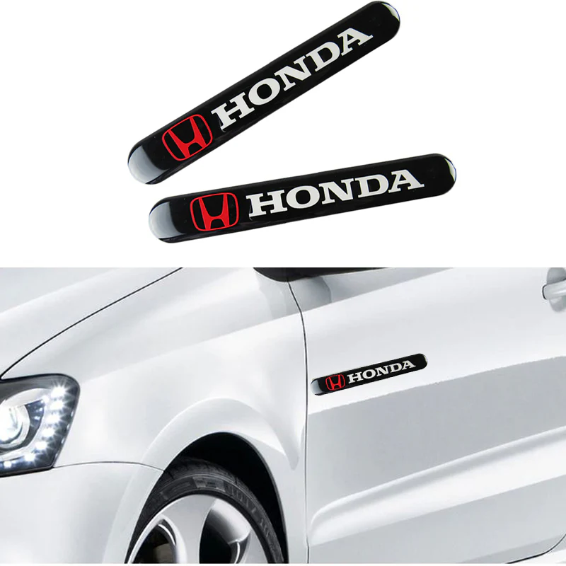 Honda Accord Civic Black Car Door Rear Trunk Side Fenders Bumper Badge Scratch Guard Sticker New 2 pcs - Image 8