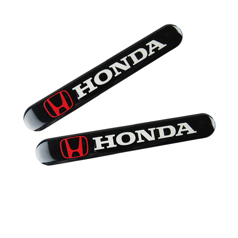 Honda Accord Civic Black Car Door Rear Trunk Side Fenders Bumper Badge Scratch Guard Sticker New 4 pcs - Image 4