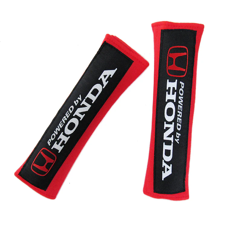 Honda Accord Civic Red Seat Belt Cover X2 - Image 2
