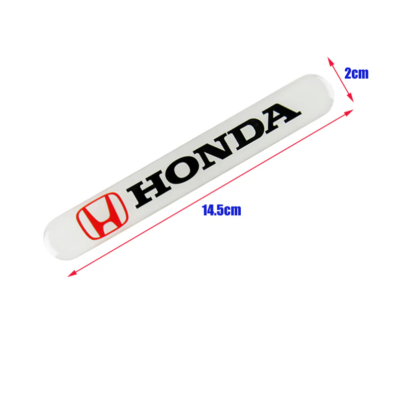 Honda Accord Civic White Car Door Rear Trunk Side Fenders Bumper Badge Scratch Guard Sticker New 2 pcs - Image 2