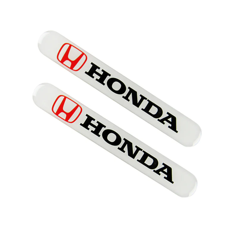 Honda Accord Civic White Car Door Rear Trunk Side Fenders Bumper Badge Scratch Guard Sticker New 4 pcs - Image 6