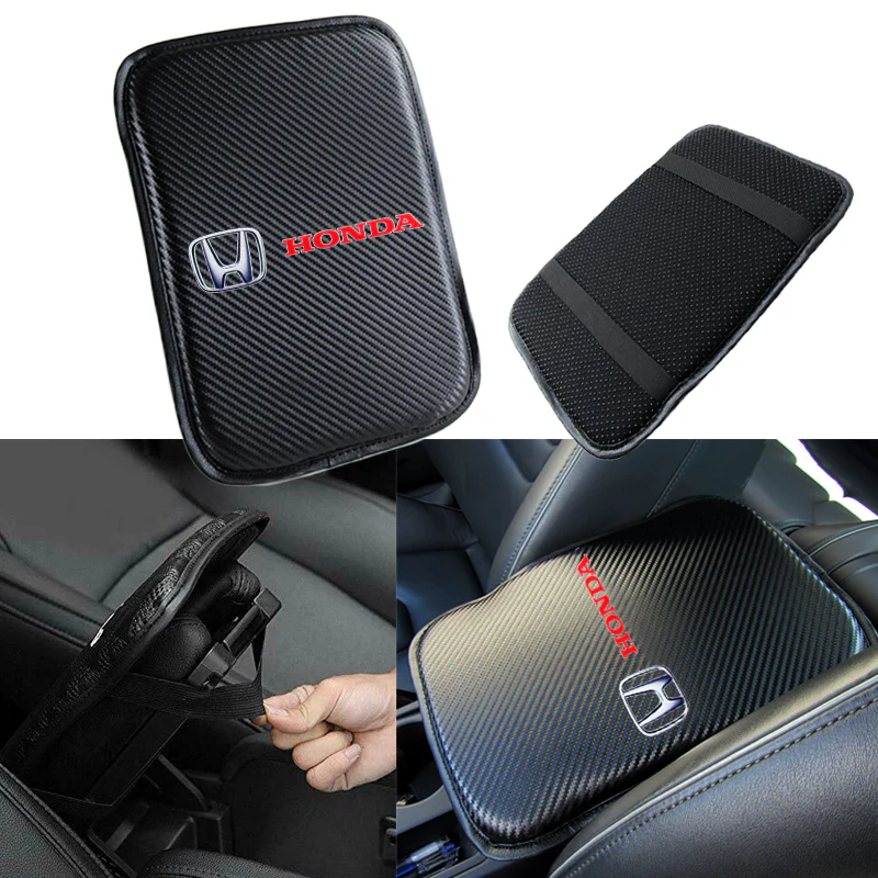 Honda Accord Set of Car Center Console Armrest Cushion Mat Pad Cover with Seat Belt Cover - Image 4