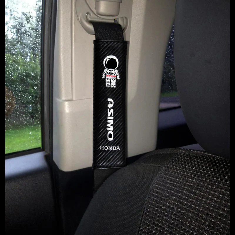 Honda ASIMO Racing Set Blue Tow Strap for Front / Rear Bumper with Seat Belt Cover - Image 3