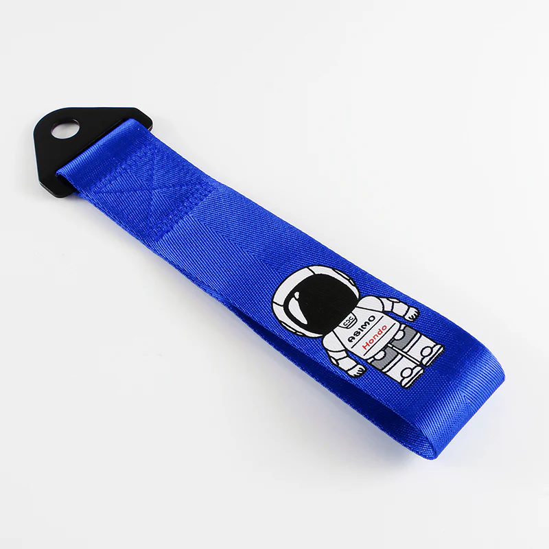Honda ASIMO Racing Set Blue Tow Strap for Front / Rear Bumper with Seat Belt Cover - Image 8