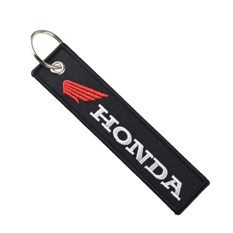 Honda Atv Rancher Foreman Rubicon Black Key Chain Strap Dirt Bike Key Tag Lanyard - Image 3