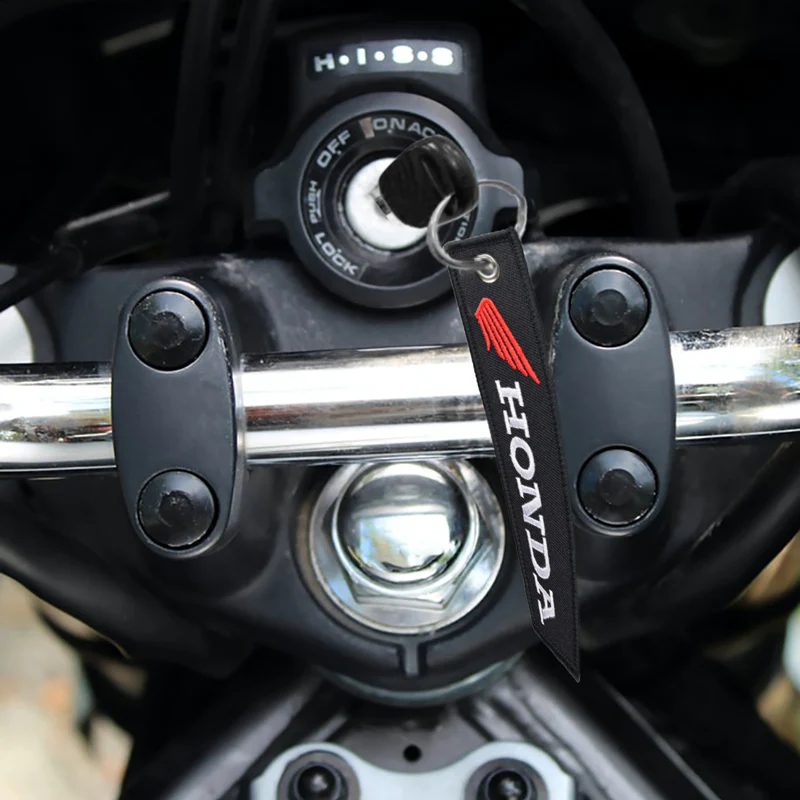 Honda Atv Rancher Foreman Rubicon Black Key Chain Strap Dirt Bike Key Tag Lanyard - Image 5