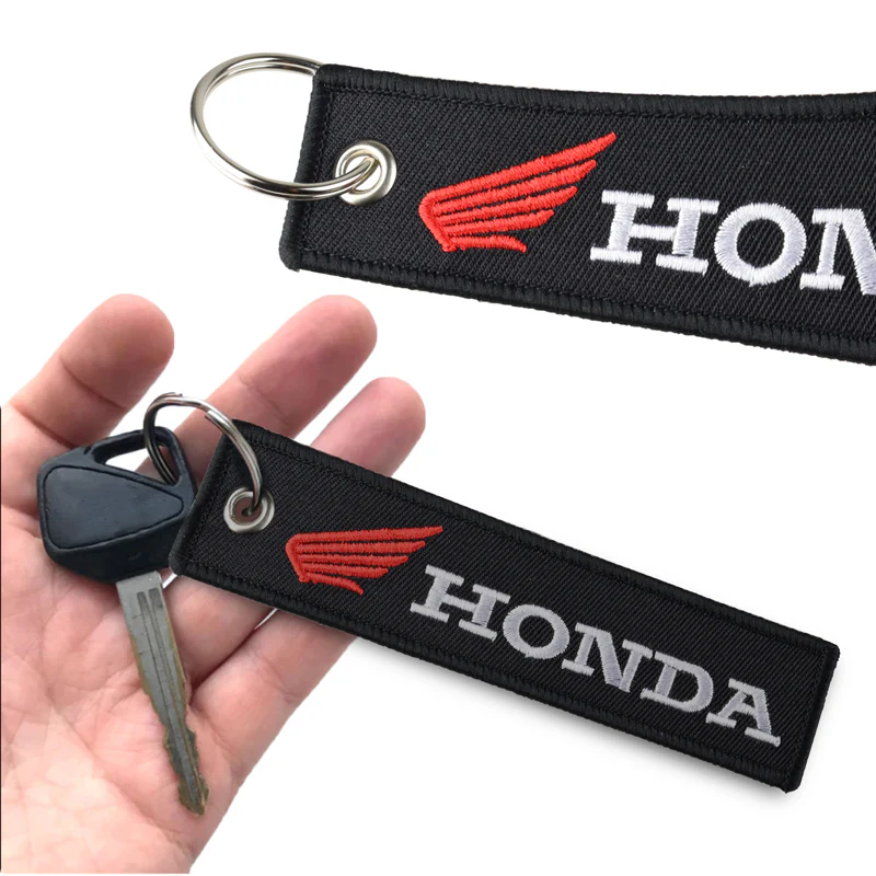 Honda Atv Rancher Foreman Rubicon Black Key Chain Strap Dirt Bike Key Tag Lanyard - Image 6