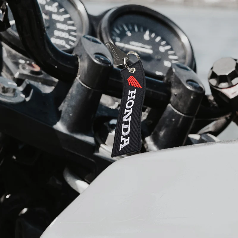 Honda Atv Rancher Foreman Rubicon Black Key Chain Strap Dirt Bike Key Tag Lanyard - Image 9