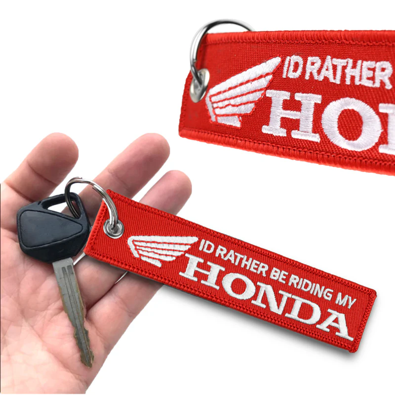 Honda Atv Rancher Foreman Rubicon Key Chain Strap Dirt Bike Key Tag Lanyard - Image 2