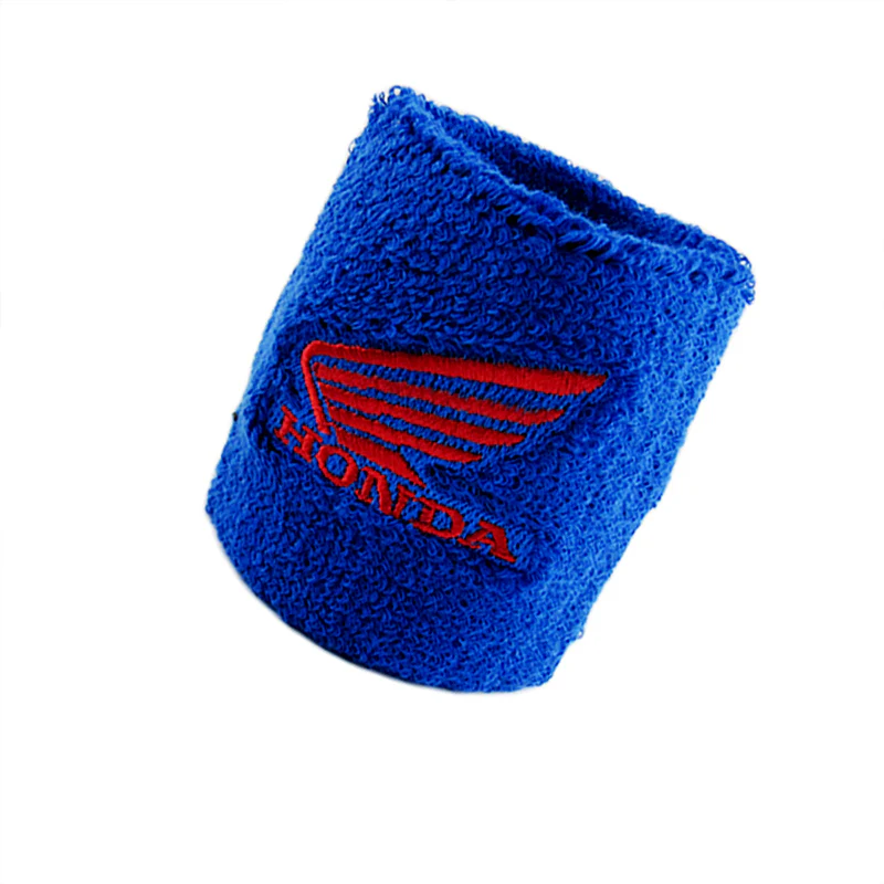 Honda Blue Brake Clutch Reservoir Sock Cover Motorcycle Bike Sweat X2 - Image 2