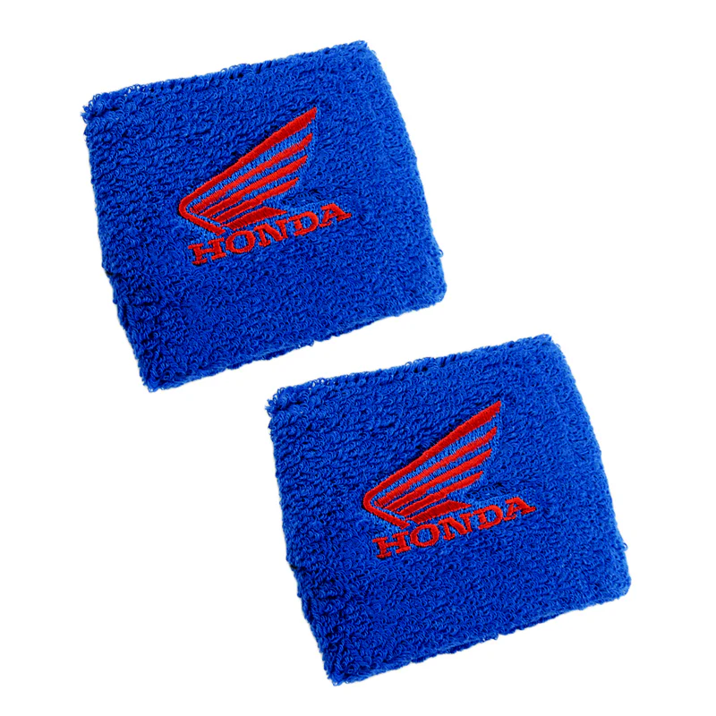 Honda Blue Brake Clutch Reservoir Sock Cover Motorcycle Bike Sweat X2 - Image 3