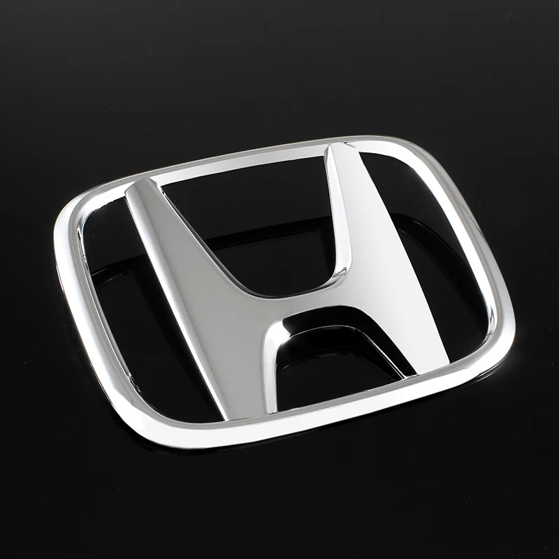 Honda CIVIC Chrome Emblem Set for 2009 - 2011 CIVIC SEDAN Front "H" Emblem with CIVIC Rear Chrome Emblem - Image 3