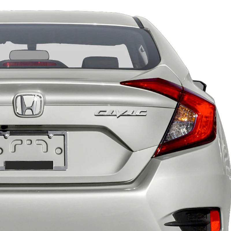 Honda CIVIC Chrome Emblem Set for 2009 - 2011 CIVIC SEDAN Front "H" Emblem with CIVIC Rear Chrome Emblem - Image 8