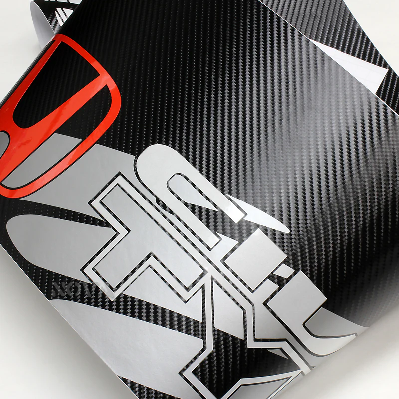 Honda Civic Type R Carbon Fiber Windshield Banner - Image 2
