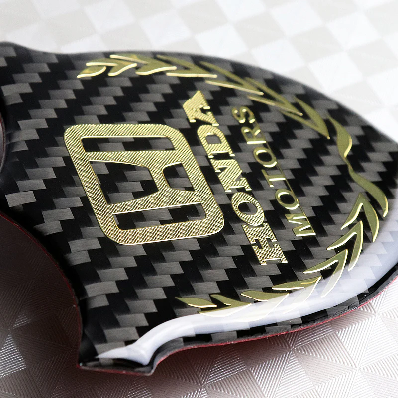 Honda Gold 3D Carbon Fiber Emblem Sticker x2 - Image 7