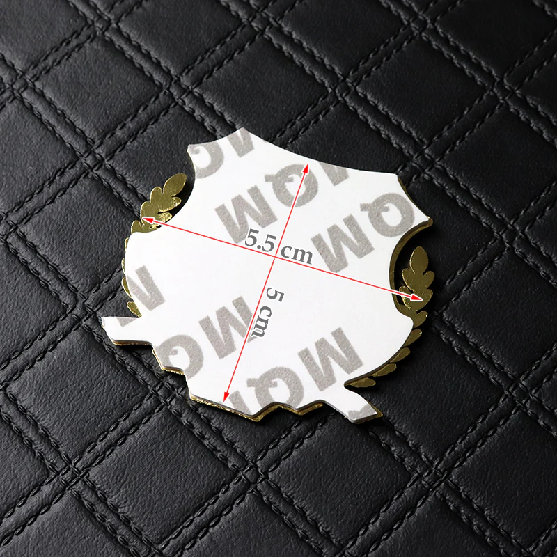 Honda Gold 3D Metal Emblem Sticker x2 - Image 4