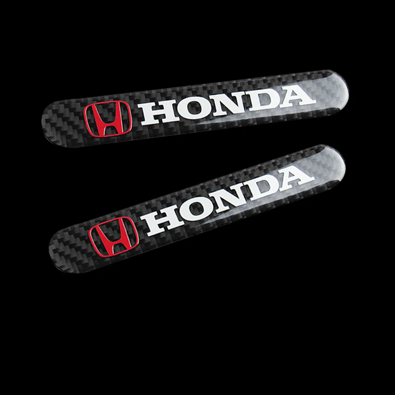 HONDA LOGO Set Emblems with Black Wheel Tire Valves Air Caps Keychain - US SELLER - Image 4