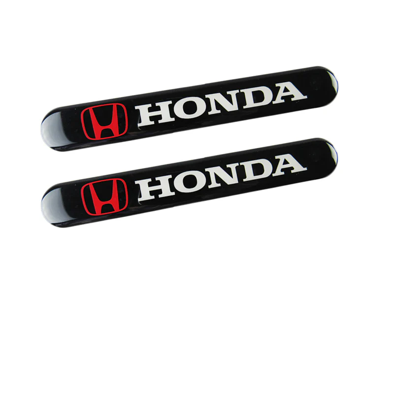 HONDA LOGO Set Emblems with Silver Keychain Wheel Tire Valves Air Caps - US SELLER - Image 4