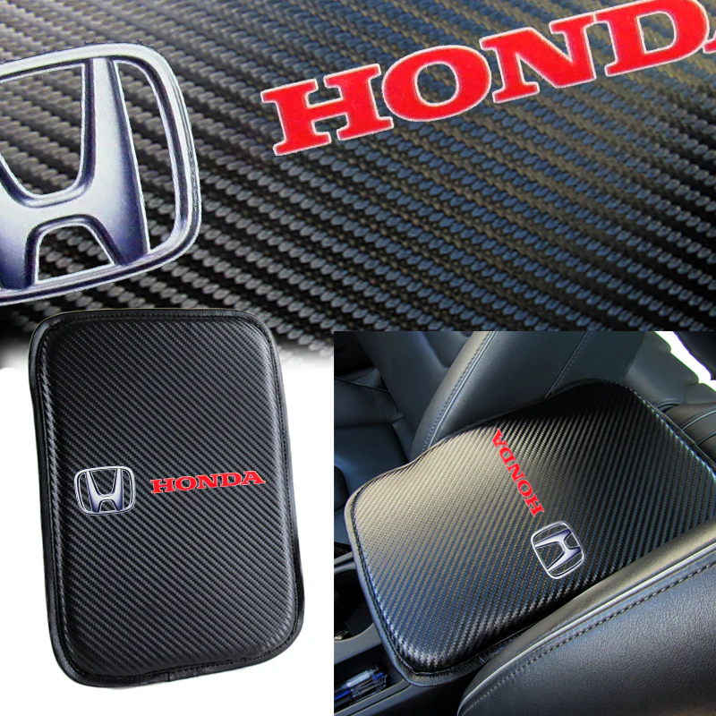 Honda Mugen Set Car Center Console Armrest Cushion Mat Pad Cover with Seat Belt Cover Set - Image 4