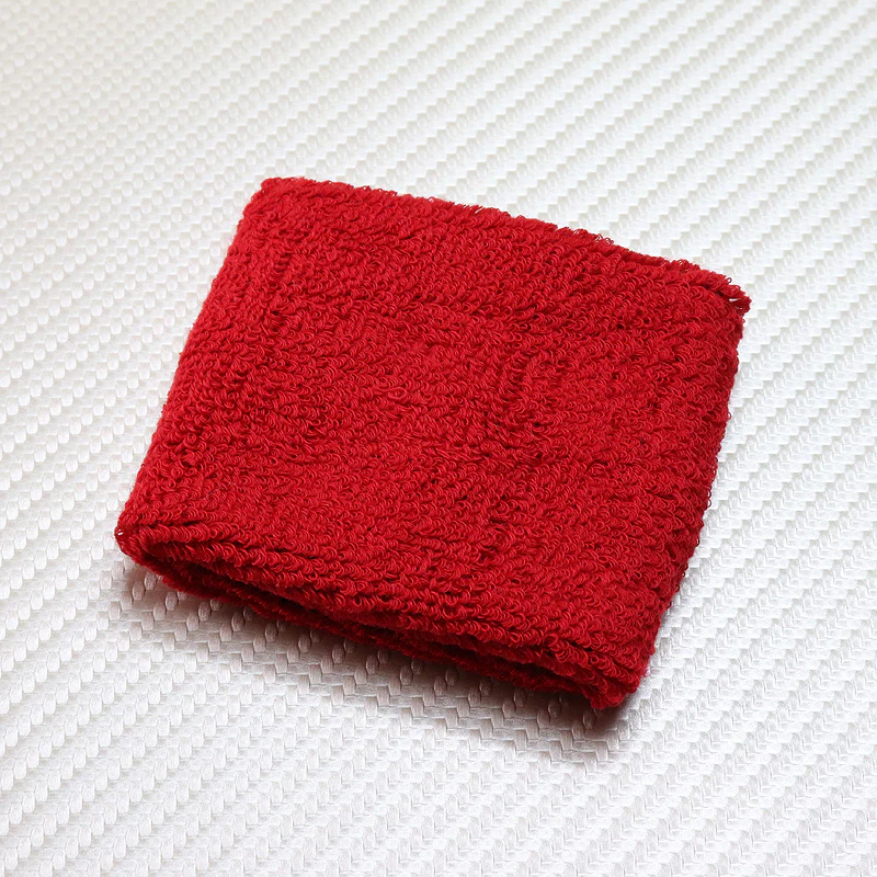 Honda Red Brake Clutch Reservoir Sock Cover Motorcycle Bike Sweat X2 - Image 2