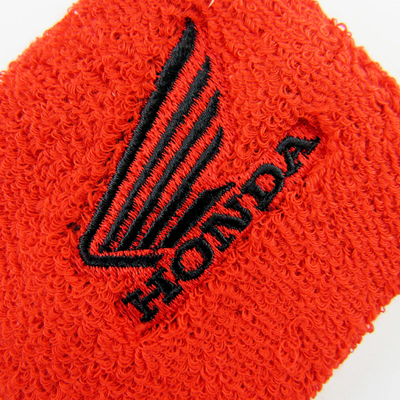 Honda Red Brake Clutch Reservoir Sock Cover Motorcycle Bike Sweat X2 - Image 3