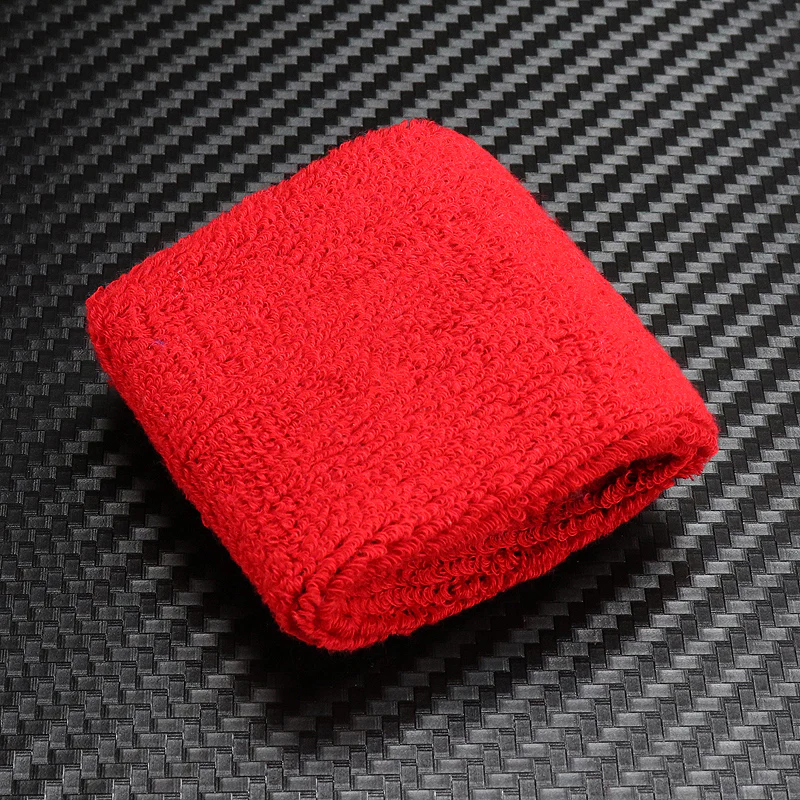 Honda Red Brake Clutch Reservoir Sock Cover Motorcycle Bike Sweat X2 - Image 5
