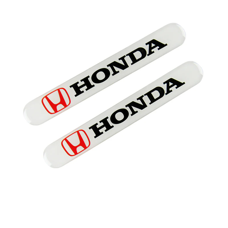 HONDA Set LOGO Emblems with Silver Tire Wheel Valves Air Caps Keychain - US SELLER - Image 8