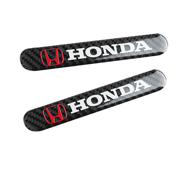 HONDA Set LOGO Emblems with Silver Wheel Tire Valves Air Caps Keychain - US SELLER - Image 8