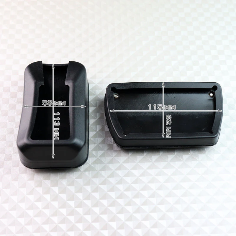 Honda Type R Set of High Quality Real Carbon Fiber Brake Pedal Pads with Anti Skid Aluminum Floor Mat - Image 7